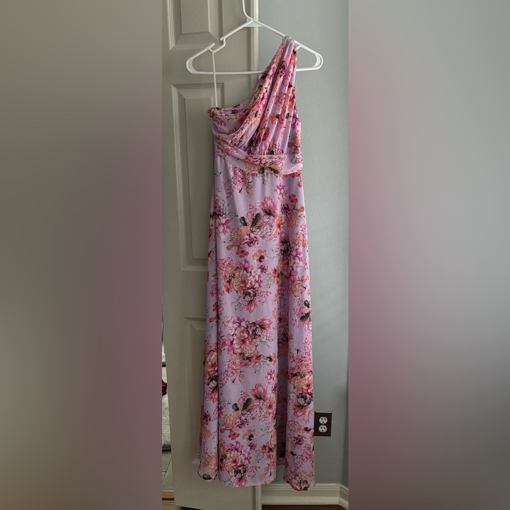Floral Pink Maxi Dress